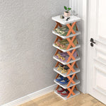 Shoe Rack Stackable Multi-Tier Compact Water-Repellent PP