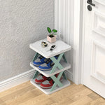 Shoe Rack Stackable Multi-Tier Compact Water-Repellent PP