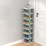 Shoe Rack Stackable Multi-Tier Compact Water-Repellent PP