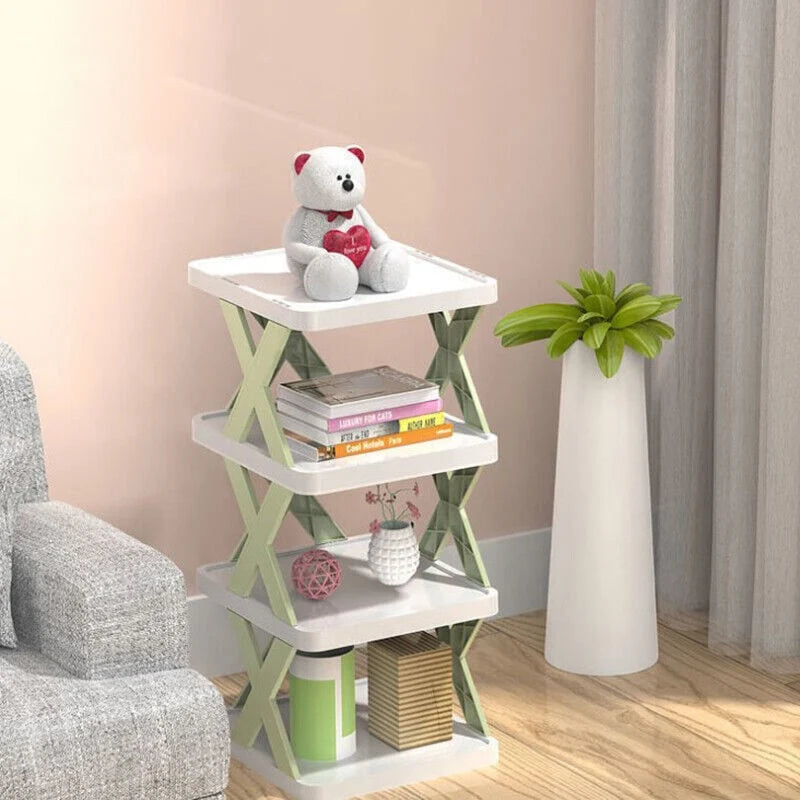 Shoe Rack Stackable Multi-Tier Compact Water-Repellent PP