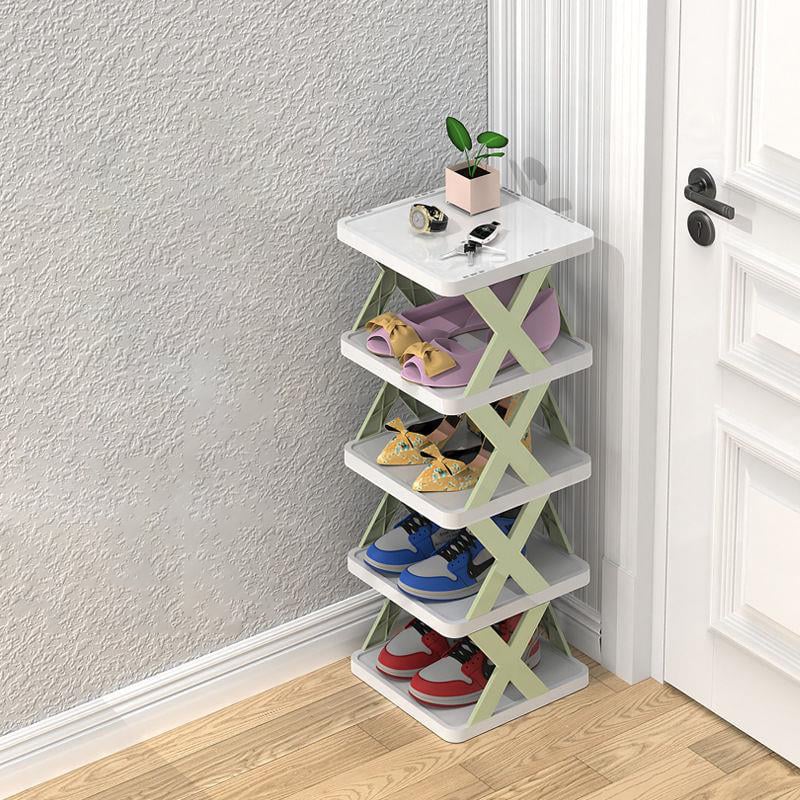 Shoe Rack Stackable Multi-Tier Compact Water-Repellent PP