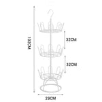 Shoe Rack Three-Tier Circular Space-Saving