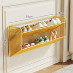 Shoe Rack Wall-Mounted Fold-Down Ventilated Steel Mesh