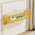 Shoe Rack Wall-Mounted Fold-Down Ventilated Steel Mesh
