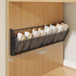 Shoe Rack Wall-Mounted Slim Ventilated Metal Mesh