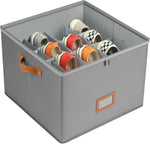 Shoe Storage Box Collapsible 16 Compartments Dust-Resistant Clear Lid