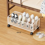Shoe Storage Organizer Under-Bed Ventilated Mesh Divided Compartments