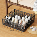 Shoe Storage Organizer Under-Bed Ventilated Mesh Divided Compartments