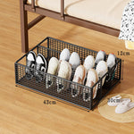Shoe Storage Organizer Under-Bed Ventilated Mesh Divided Compartments