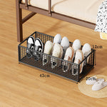 Shoe Storage Organizer Under-Bed Ventilated Mesh Divided Compartments