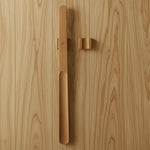 Shoehorn Solid Walnut Wood Extra-Long with Integrated Magnet