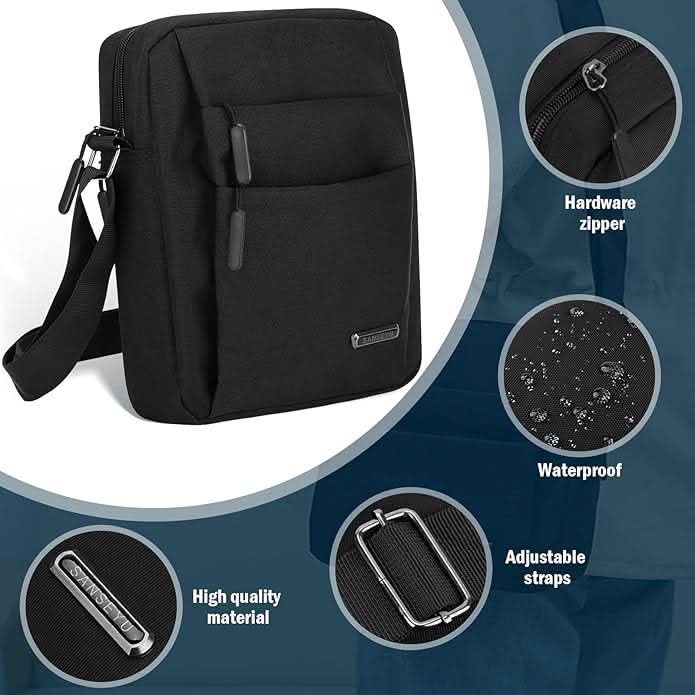 Shoulder Bag Water-Repellent Anti-Theft Adjustable Strap