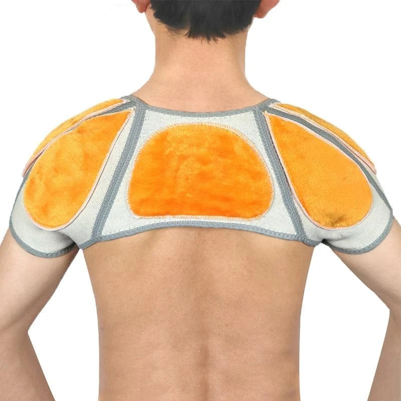 Shoulder Brace Bamboo Fiber Fleece Lined Adjustable Fit