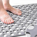 Shower Mat Non-Slip Drainage Suction Cup Base