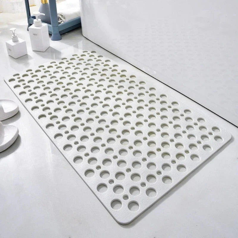 Shower Mat Non-Slip Drainage Suction Cup Base