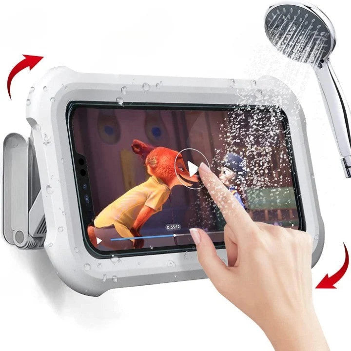 Shower Phone Holder Waterproof Rotatable Universal Fit