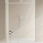 Shower Screen Accordion Fold Waterproof PVC Magnetic Closure