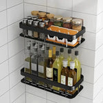 Shower Shelf Stainless Steel No-Drill Adhesive Mount