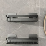 Shower Shelf Stainless Steel No-Drill Adhesive Mount