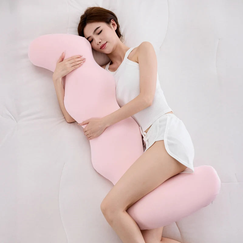Side Sleeper Pillow Seahorse Shape Memory Foam Support