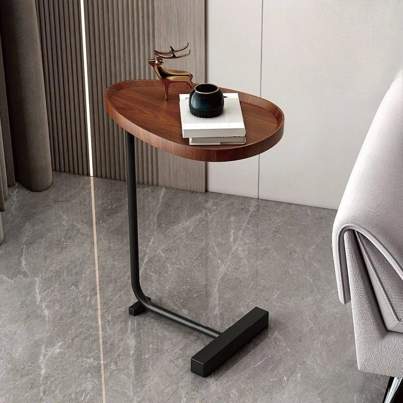 Side Table C-Shaped Space-Saving Sofa & Bed Use