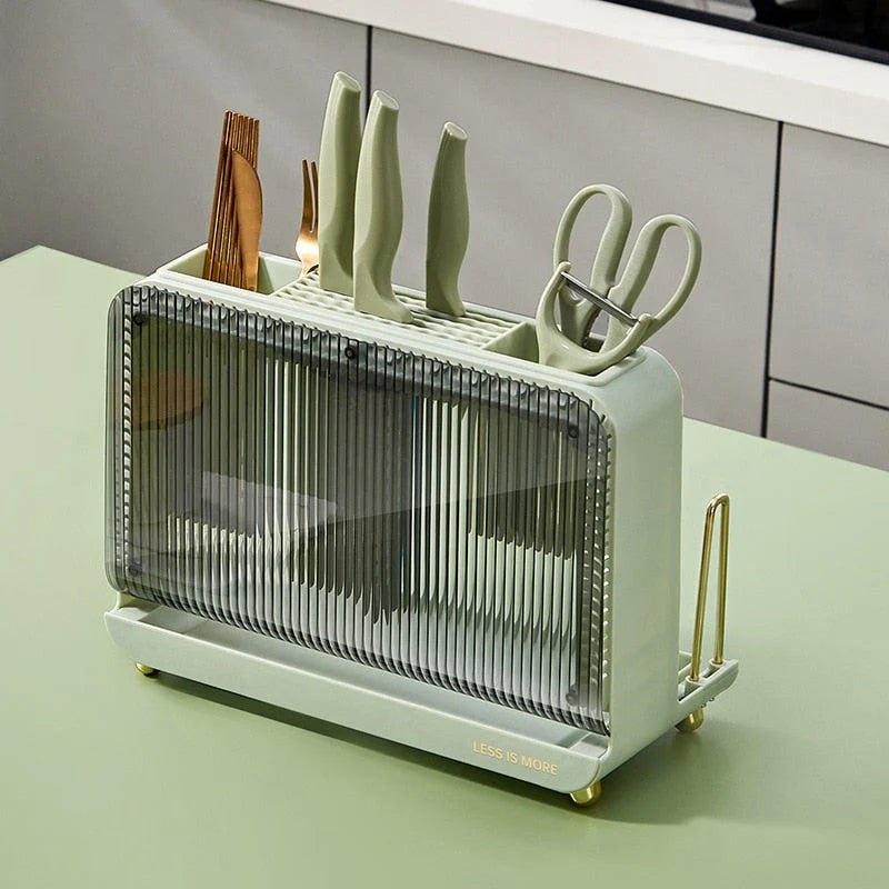 Silverware Organizer Multifunctional Removable Drip Tray