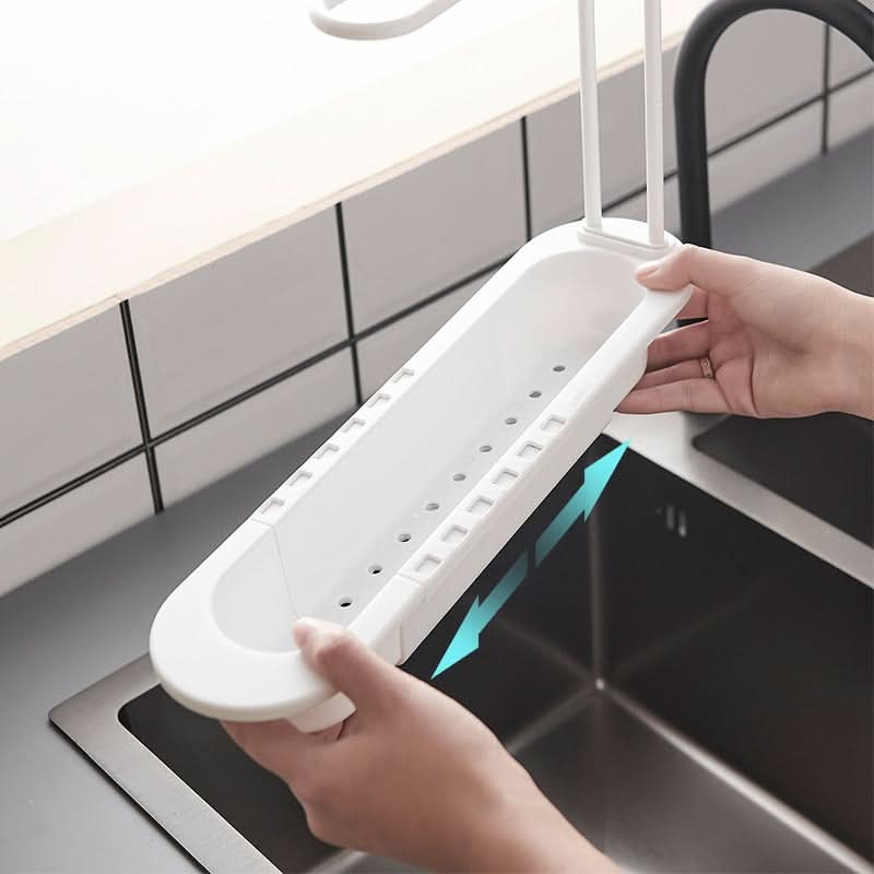 Sink Organizer Plastic Drip Tray Towel Rack