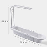 Sink Organizer Plastic Drip Tray Towel Rack