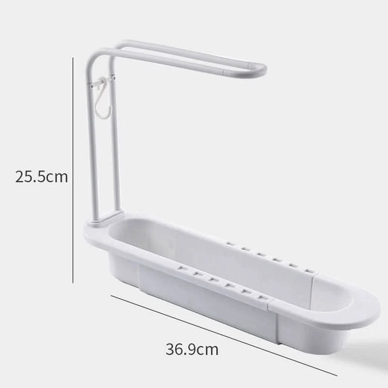 Sink Organizer Plastic Drip Tray Towel Rack