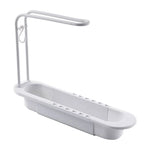 Sink Organizer Plastic Drip Tray Towel Rack