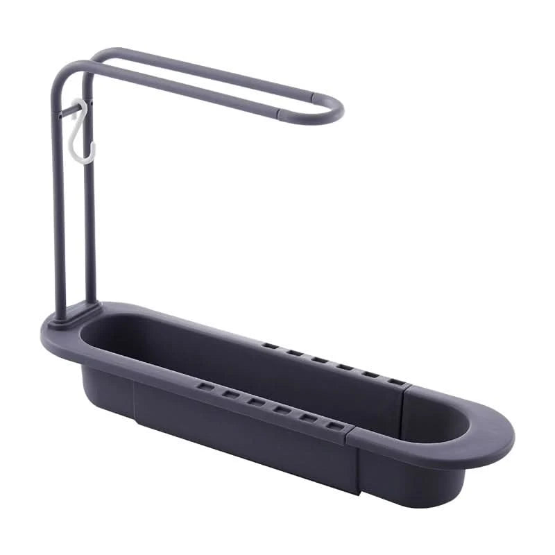 Sink Organizer Plastic Drip Tray Towel Rack