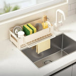 Sink Organizer Removable Drip Tray Space-Saving Design