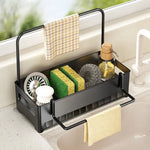 Sink Organizer Removable Drip Tray Space-Saving Design