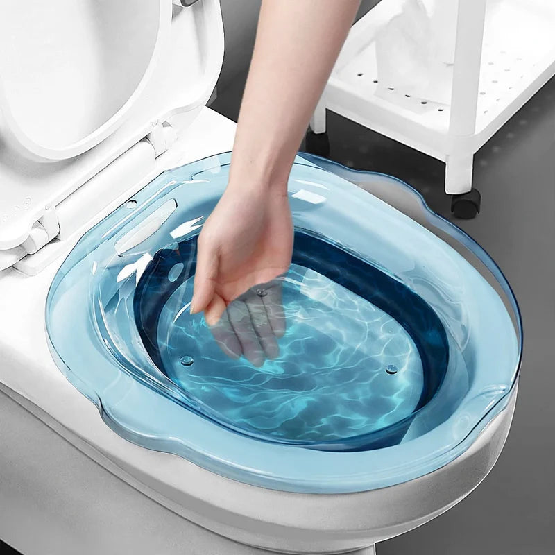 Sitz Bath Basin Stable Base Easy-Clean Polypropylene