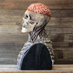 Skeleton Costume Full-Face Mask & Matching Hat