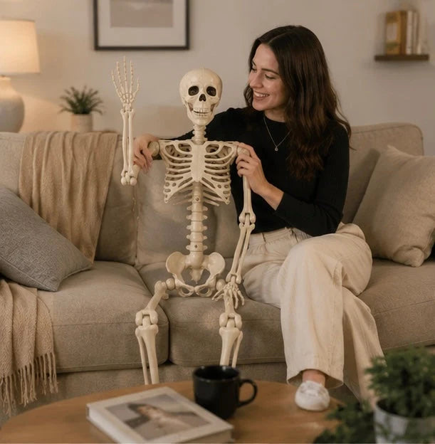 Skeleton Decoration Poseable Hanging Halloween Decor