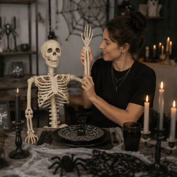 Skeleton Decoration Poseable Hanging Halloween Decor