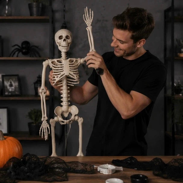 Skeleton Decoration Poseable Hanging Halloween Decor