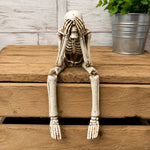 Skeleton Figurine Set of 3 Resin Three Wise Design