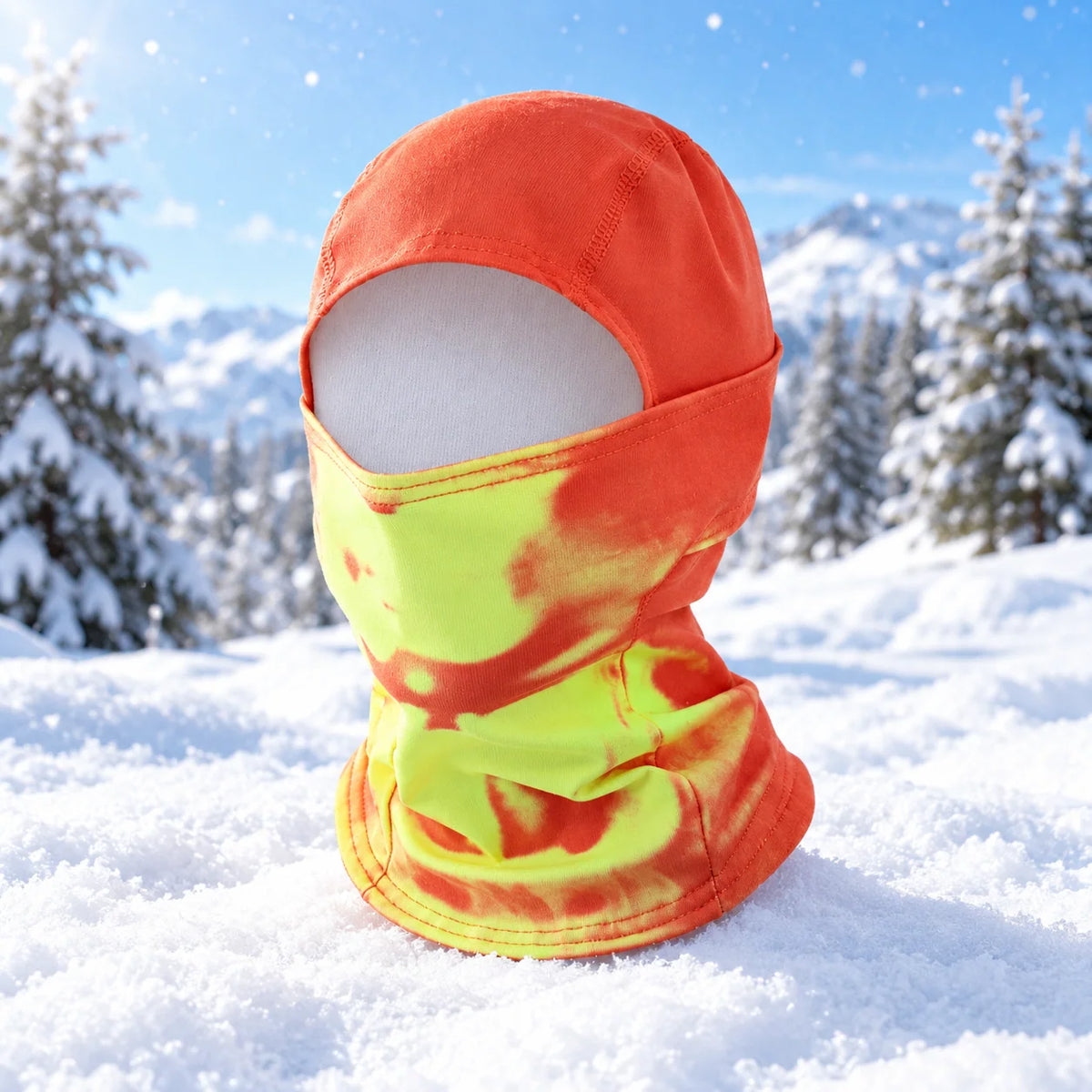 Ski Mask Heat-Reactive Color-Changing Breathable Helmet-Friendly