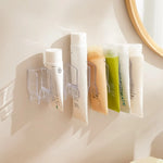Skincare Tube Organizer Freestanding or Drill-Free Wall Mount