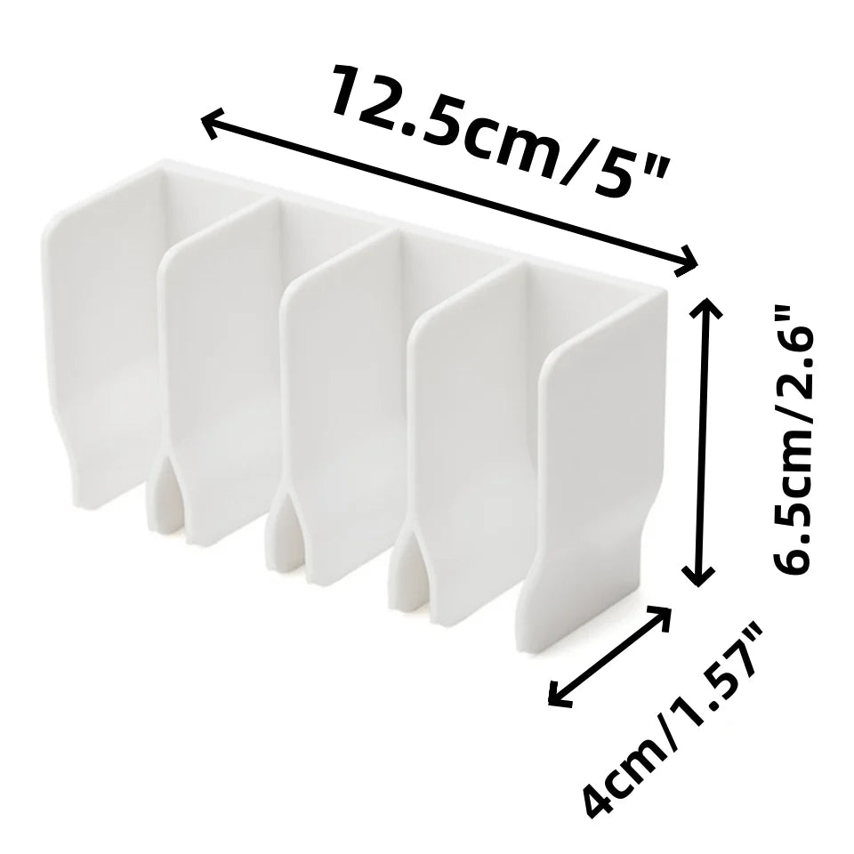 Skincare Tube Organizer Freestanding or Drill-Free Wall Mount