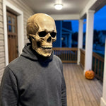 Skull Mask Full-Head Latex Movable Jaw Anatomical Design