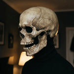 Skull Mask Full-Head Latex Movable Jaw Anatomical Design