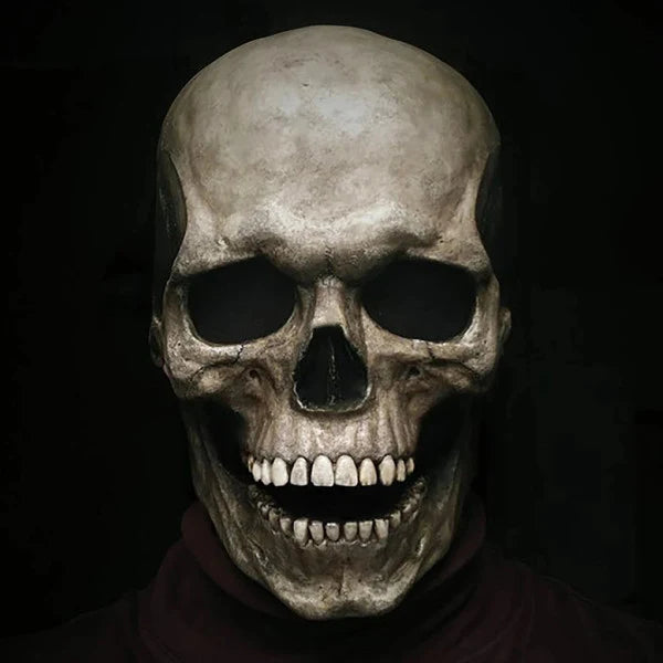 Skull Mask Latex Movable Jawскага