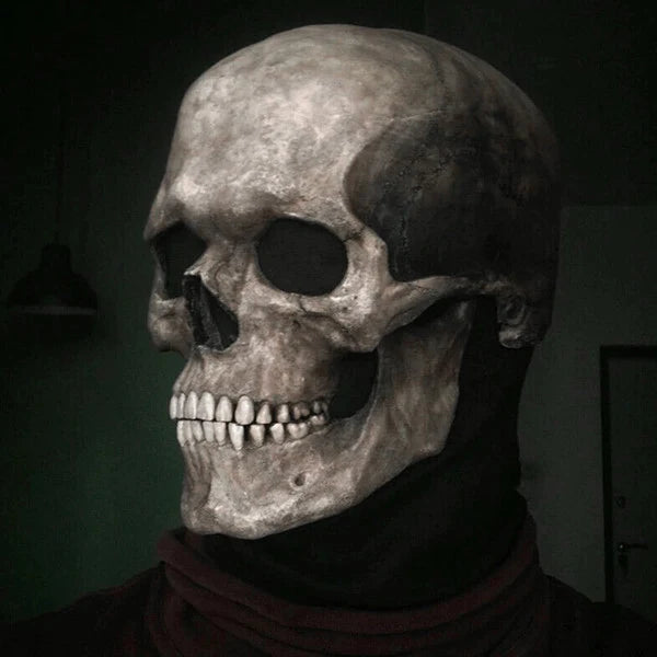 Skull Mask Latex Movable Jawскага