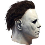 Slasher Mask Natural Latex Full Head Coverage Attached Hair