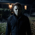 Slasher Mask Natural Latex Full Head Coverage Attached Hair