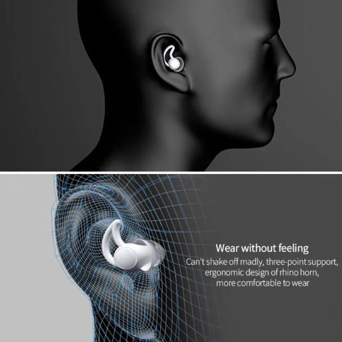 Sleep Earplugs Superior Noise Reduction Reusable Silicone