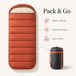 Sleeping Bag 3-Season Extra-Wide Lightweight Cotton